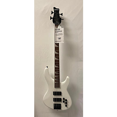 Jackson Used Jackson Chris Beattie Bass Arctic White Electric Bass Guitar