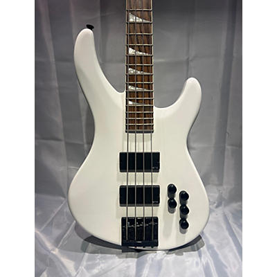 Jackson Used Jackson Chris Beattie Signature Snow White Electric Bass Guitar