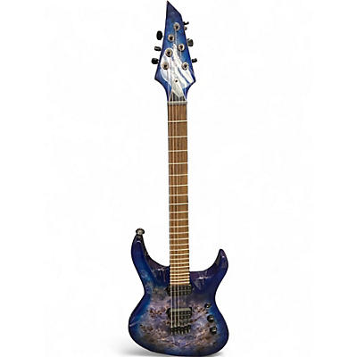 Used Jackson Chris Broderick Pro Series Signature HT6P Trans Blue Solid Body Electric Guitar