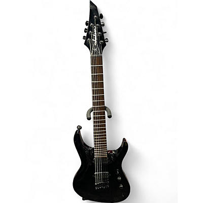 Used Jackson Chris Broderick Pro Series Solo 7 Black Solid Body Electric Guitar
