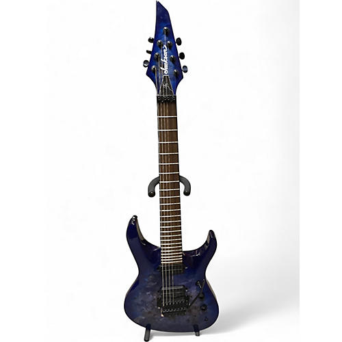 Used Jackson Chris Broderick Signature Soloist 7 String Trans Blue Solid Body Electric Guitar Trans Blue