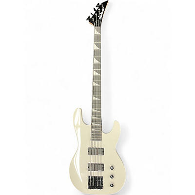 Used Jackson Concert Bass JS2 White Electric Bass Guitar