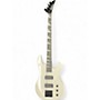 Used Jackson Concert Bass JS2 White Electric Bass Guitar White