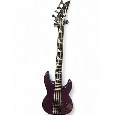 Used Jackson Concert Bass Minion Purple Electric Bass Guitar