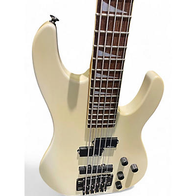 Used Jackson Concert V White Electric Bass Guitar