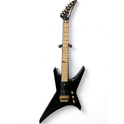 Used Jackson Custom Shop Black Solid Body Electric Guitar