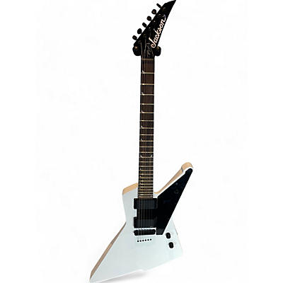 Jackson Used Jackson DEMMELITION White Solid Body Electric Guitar