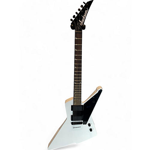 Jackson Used Jackson DEMMELITION White Solid Body Electric Guitar White