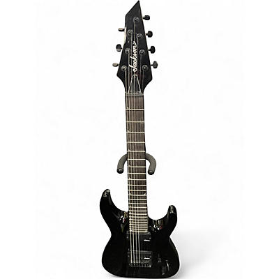 Used Jackson DINKY 7 STRING Black Solid Body Electric Guitar