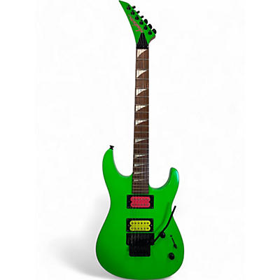 Used Jackson DINKY  DK2X GREEN Solid Body Electric Guitar