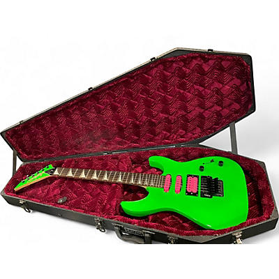 Jackson Used Jackson DINKY DK3XR Neon Green Solid Body Electric Guitar