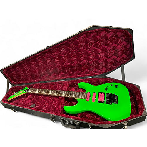 Jackson Used Jackson DINKY DK3XR Neon Green Solid Body Electric Guitar Neon Green