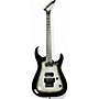 Used Jackson DINKY DKAQ PLUS Black and Silver Solid Body Electric Guitar Black and Silver