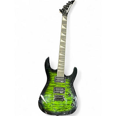 Used Jackson DINKY JS20 Green Burst Solid Body Electric Guitar