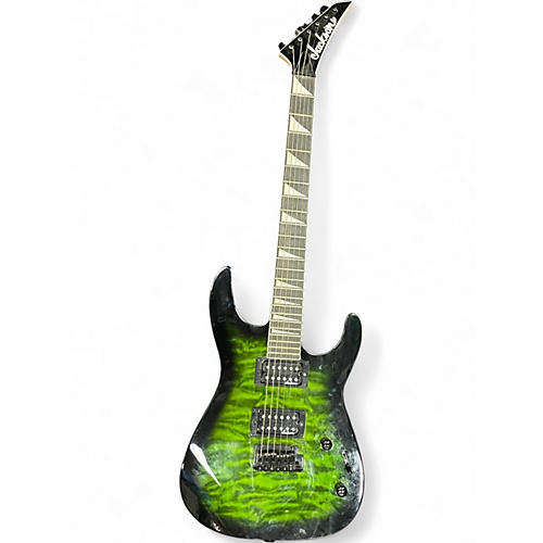 Used Jackson DINKY JS20 Green Burst Solid Body Electric Guitar Green Burst
