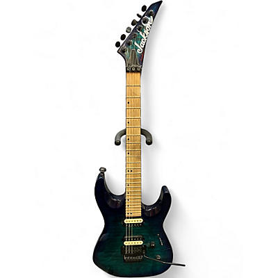 Used Jackson DK2 Dinky Blue Burst Solid Body Electric Guitar