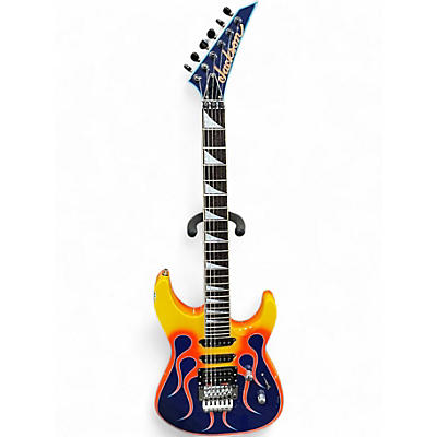 Used Jackson DK2 Dinky FLAMES Solid Body Electric Guitar