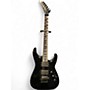 Used Jackson DK2 Dinky Flame Inlays Black Solid Body Electric Guitar Black