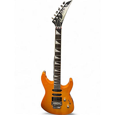 Used Jackson DK2 Dinky Yellow Tiger Solid Body Electric Guitar