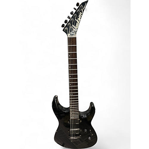 Used Jackson DK2 Pro Dinky BLACK Solid Body Electric Guitar BLACK