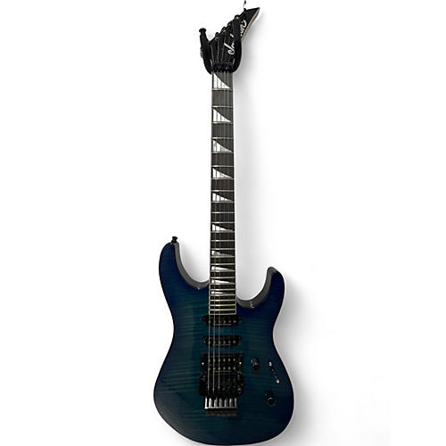 Used Jackson DK2 Trans Blue Solid Body Electric Guitar Trans Blue