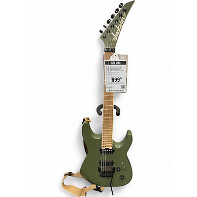 Used Jackson DK2M  ARMY DRAB GREEN MATTE Solid Body Electric Guitar