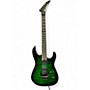 Used Jackson DK2Q Pro Plus Dinky Emerald Green Solid Body Electric Guitar Emerald Green