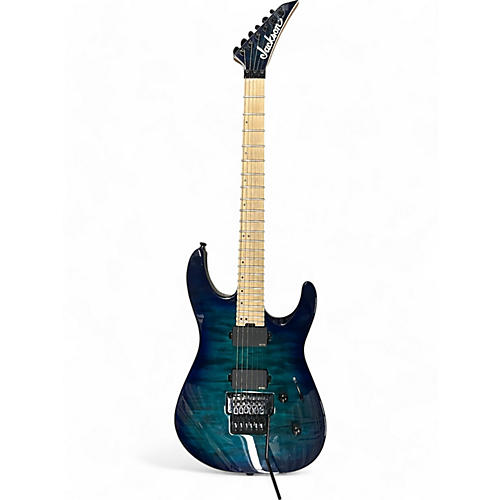 Jackson Used Jackson DK2QM BLUE Solid Body Electric Guitar BLUE