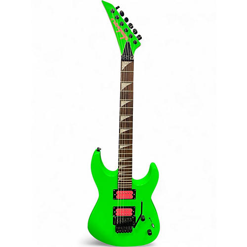 Used Jackson DK2XR Dinky Neon Green Solid Body Electric Guitar Neon Green