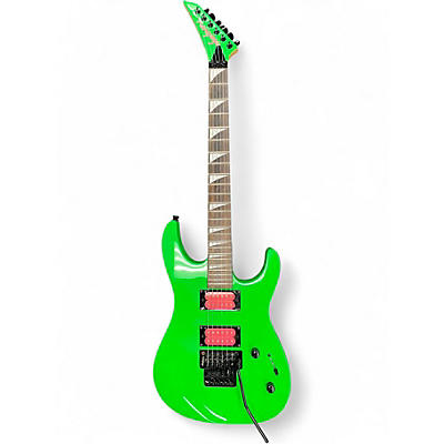 Used Jackson DK2XR Neon Green Solid Body Electric Guitar