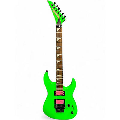 Used Jackson DK2XR Neon Green Solid Body Electric Guitar