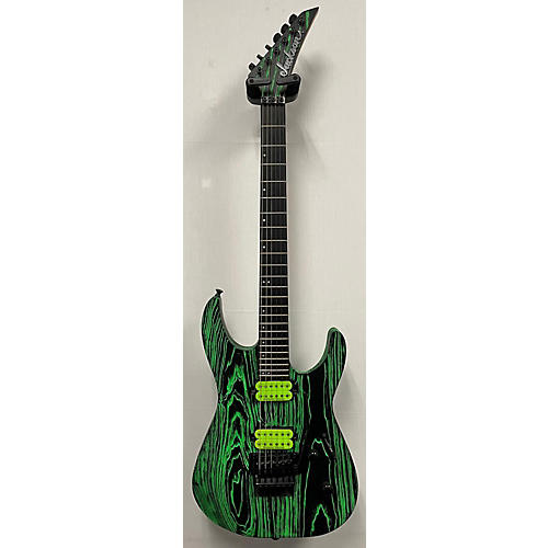 Jackson Used Jackson DK3 GREEN GLOW Solid Body Electric Guitar GREEN GLOW