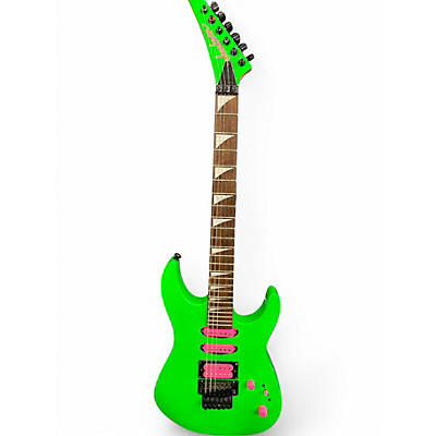 Used Jackson DK3XR Neon Green Solid Body Electric Guitar