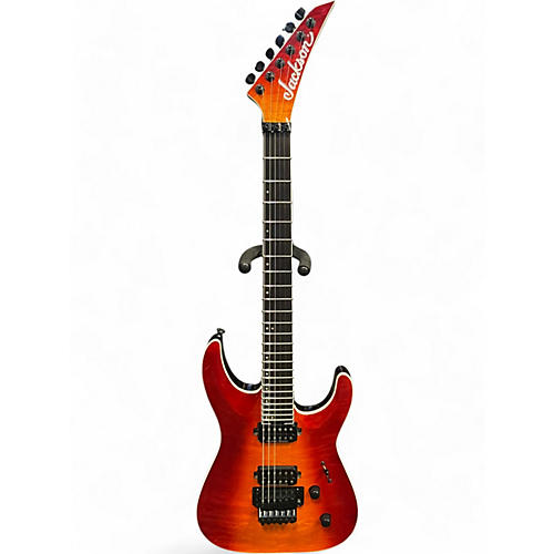 Used Jackson DKA3 CHERRY BURST FLAME Solid Body Electric Guitar CHERRY BURST FLAME