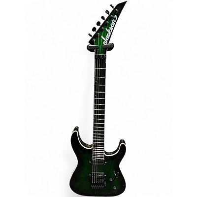Used Jackson DKAQ Emerald Green Solid Body Electric Guitar