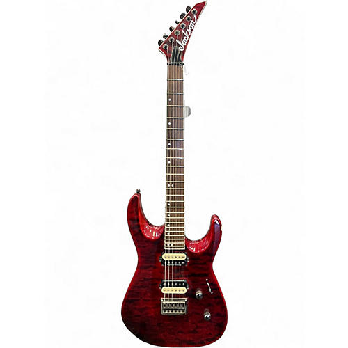 Used Jackson DKQHT RED Solid Body Electric Guitar RED