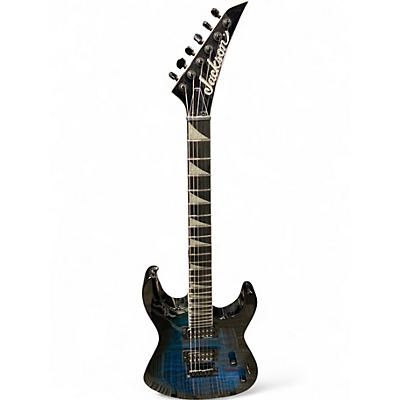 Used Jackson DS20 Transparent Blue Solid Body Electric Guitar