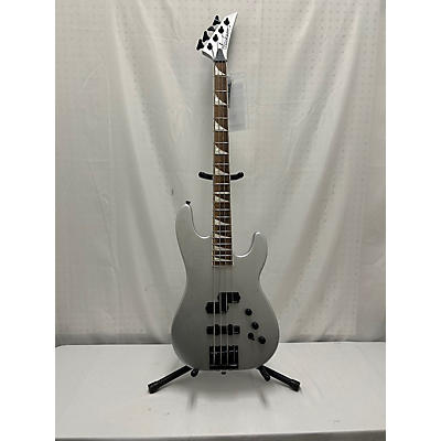 Jackson Used Jackson Dave Ellefson Signature CBX Metallic Silver Electric Bass Guitar