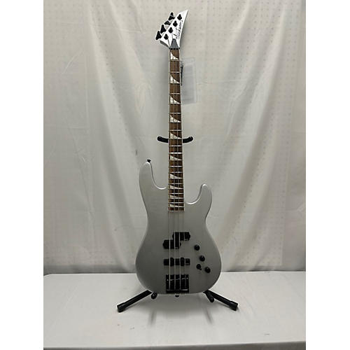 Jackson Used Jackson Dave Ellefson Signature CBX Metallic Silver Electric Bass Guitar Metallic Silver