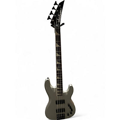 Used Jackson Dave Ellefson Signature CBX Silver Electric Bass Guitar