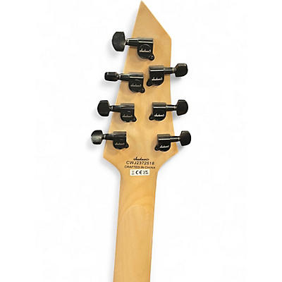 Used Jackson Dinky Arch Top JS22-7 DKA HT BLACK Solid Body Electric Guitar