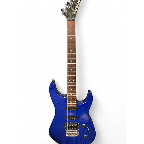 Used Jackson Dinky D-10 Blue Solid Body Electric Guitar Blue