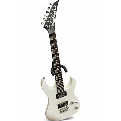 Used Jackson Dinky JS12 Arctic White Solid Body Electric Guitar
