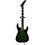 Used Jackson Dinky JS32Q DKA Arch Top Electric Guitar TRANS GREEN BURST Solid Body Electric Guitar TRANS GREEN BURST