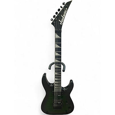 Used Jackson Dinky JS32Q DKA Trans Green Solid Body Electric Guitar