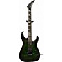 Used Jackson Dinky JS32Q Transparent Green Burst Solid Body Electric Guitar Transparent Green Burst