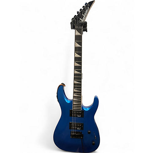 Used Jackson Dinky Metallic Blue Solid Body Electric Guitar Metallic Blue