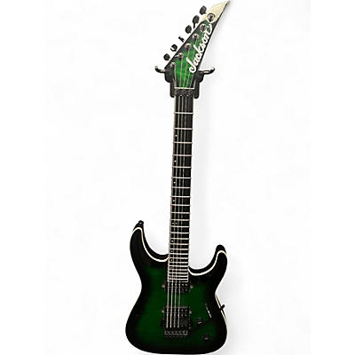 Used Jackson Dinky Pro Plus Emerald Green Solid Body Electric Guitar