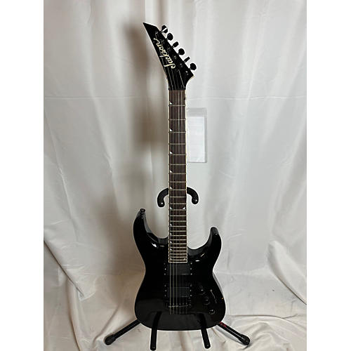 Jackson Used Jackson Dinky Reverse Black Solid Body Electric Guitar Black