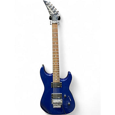 Used Jackson Dinky Reverse FR Blue  Solid Body Electric Guitar